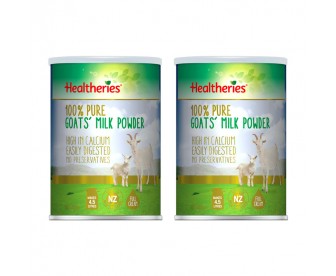 【15天必达】【新西兰直邮包邮】Healtheries 贺寿利 纯山羊成人奶粉 450克x2罐/箱【奶粉订单收件人身份证必需上传】 【15天必达】【新西兰直邮包邮】Healtheries 贺寿利 纯山羊成人奶粉 450克x2罐/箱【奶粉订单收件人身份证必需上传】